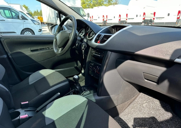 Peugeot 207 cena 14500 przebieg: 119879, rok produkcji 2009 z Olsztynek małe 191